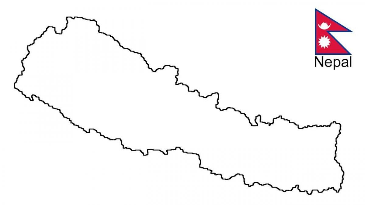 Mapa nacrtati nepal