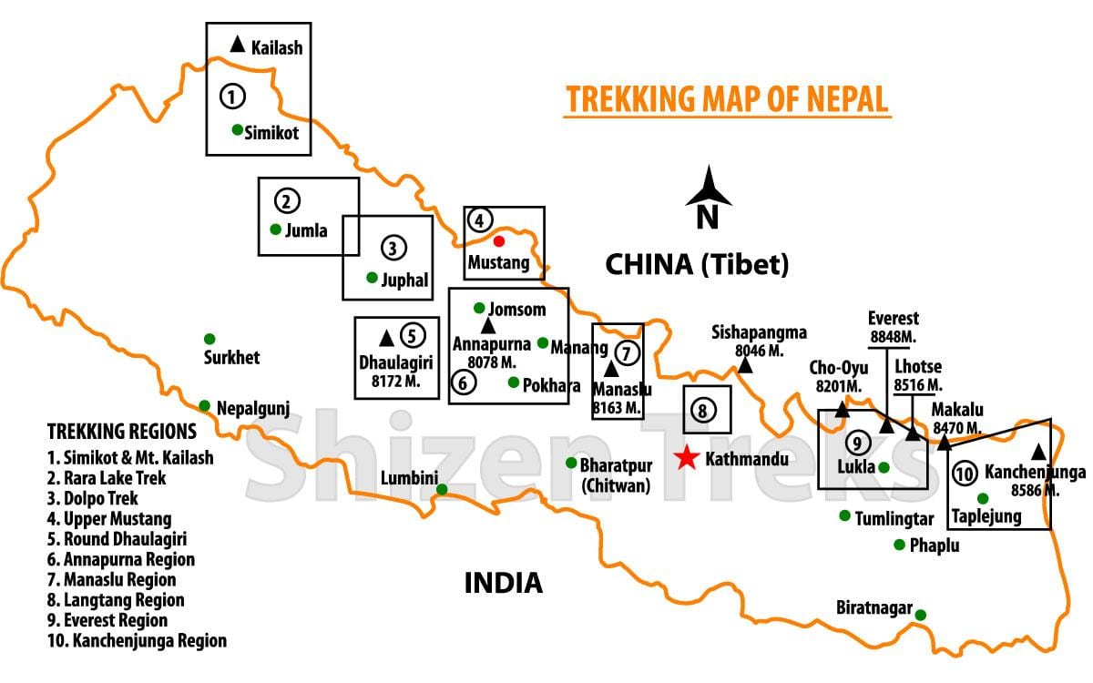nepal mapu staze
