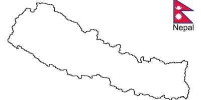 Mapa nacrtati nepal
