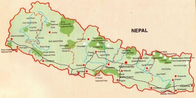 Mapa na nepal željezničke butwal