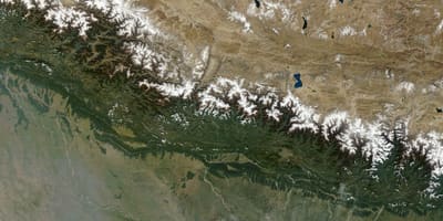 Mapa satelit nepal živjeti
